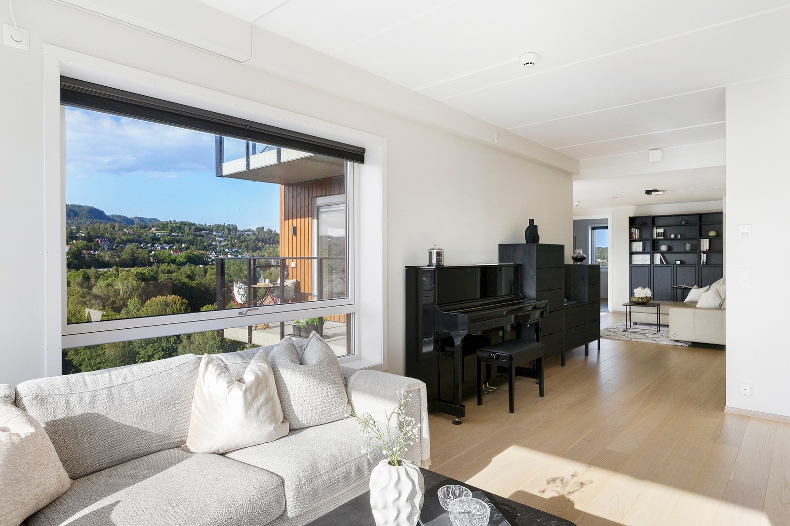 Leiligheten er godt utformet og enkel å møblere Galleribilde