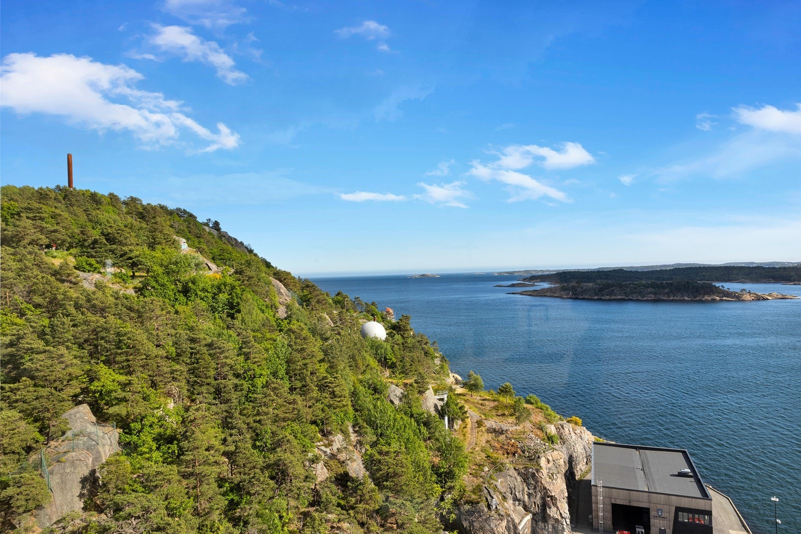 Utsikt terrasse Galleribilde