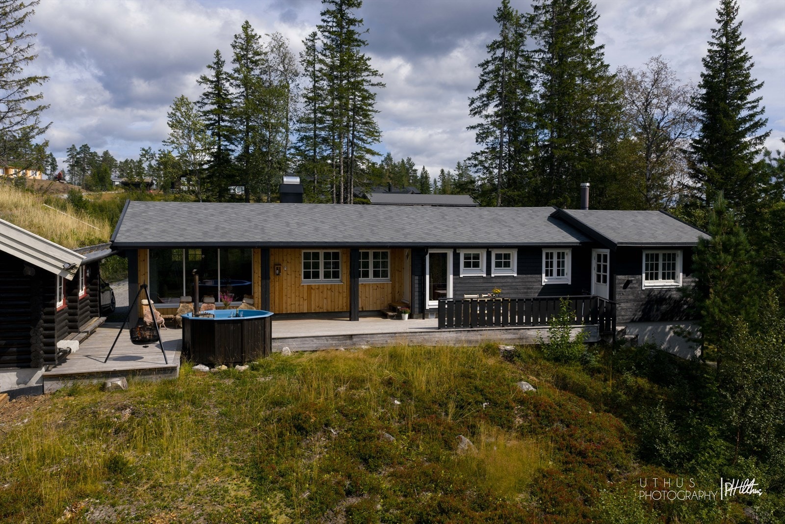 Stor veranda på hele 60 kvm. Galleribilde