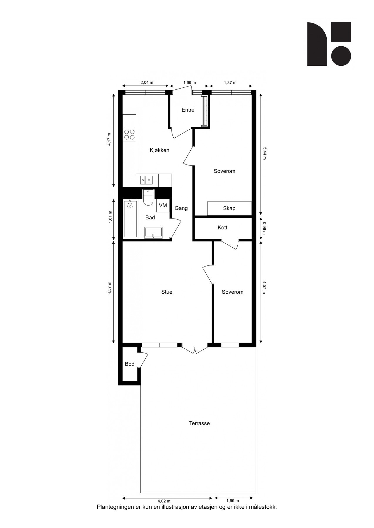 Plantegning Galleribilde