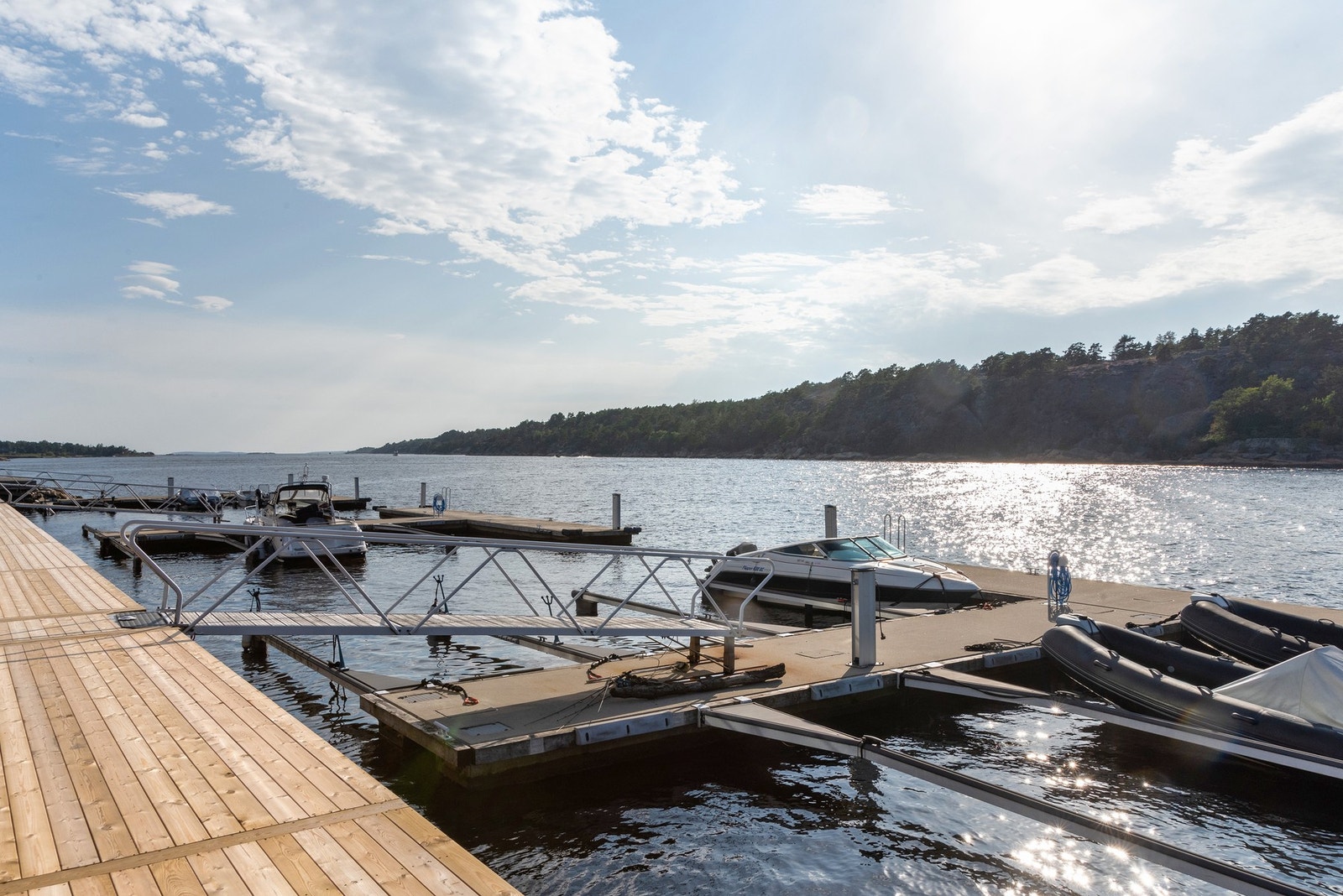 Leiligheten disponerer egen båtplass Galleribilde
