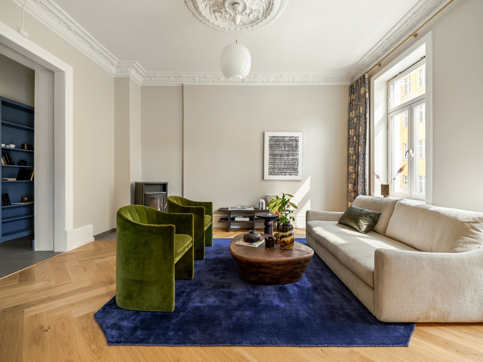 Da ville det blitt en dobbel dør i veggen her. Galleribilde