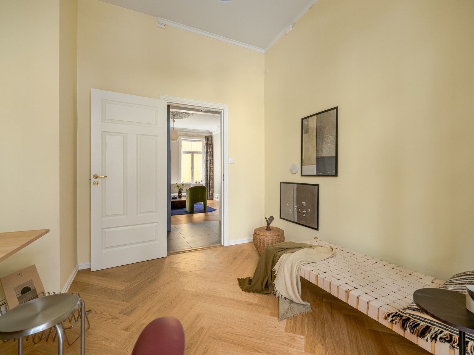 Nå er vi inne på ett av soverommene. Galleribilde