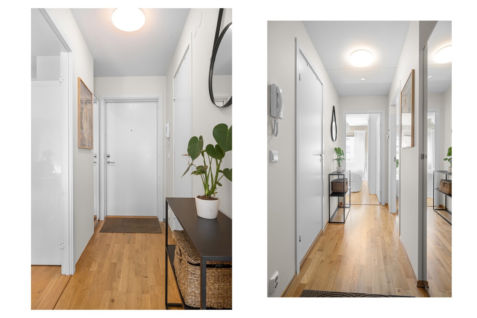 Inngangspartiet gir også gode muligheter til oppbevaring av sko og klær. Galleribilde