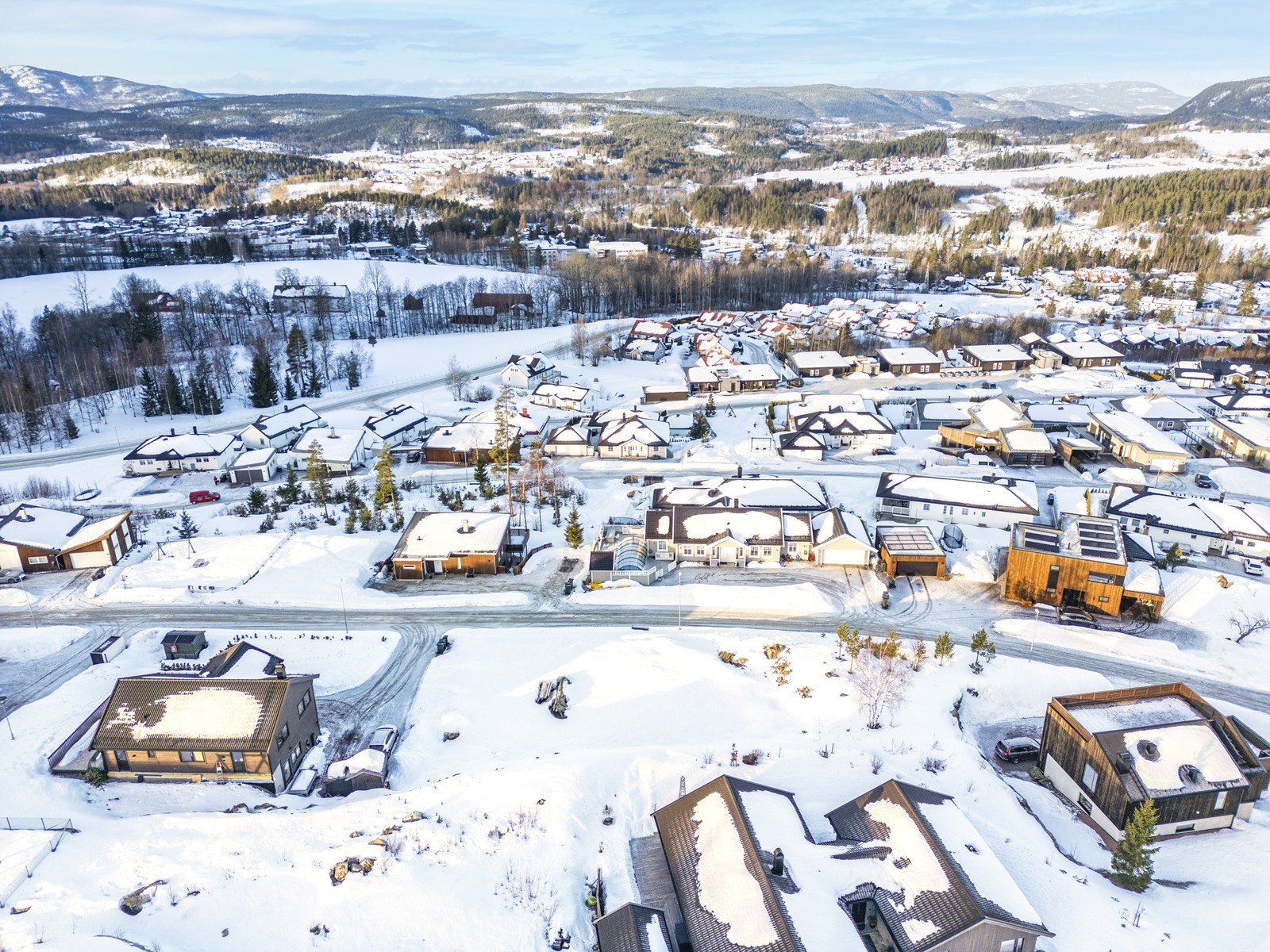 Tomten er ferdig sprengt ut og klar for oppføring av enebolig Galleribilde
