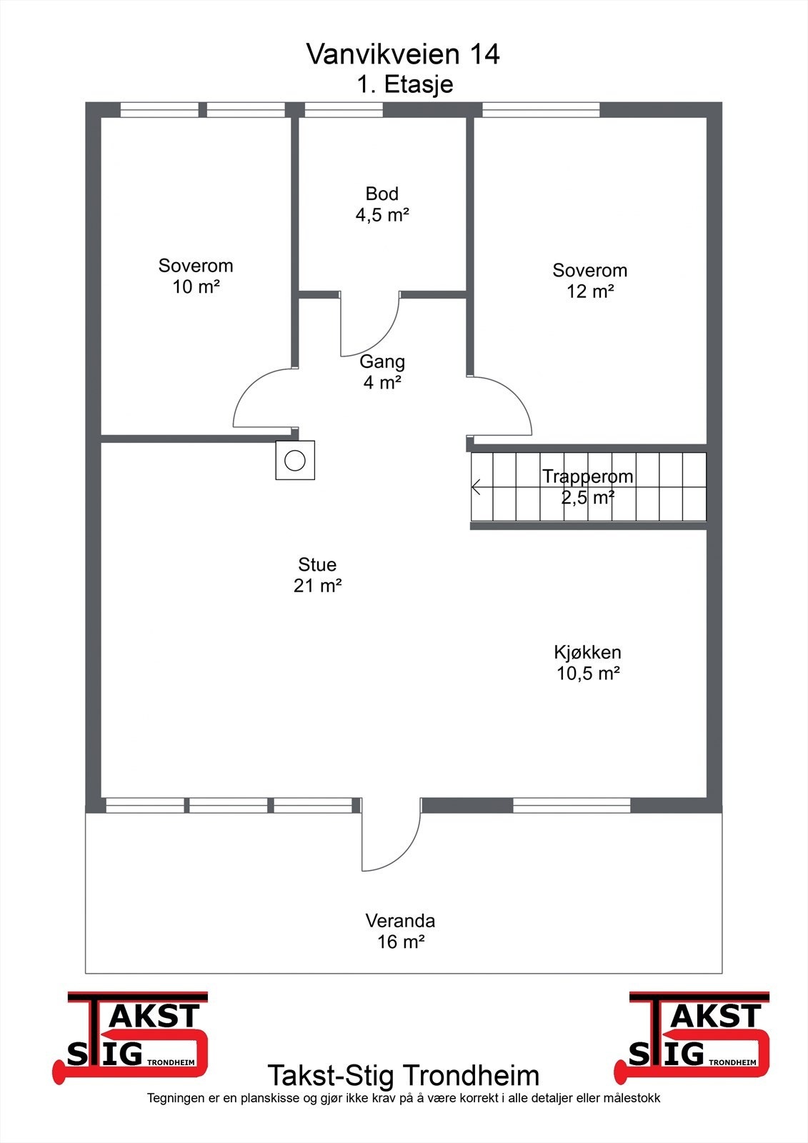 Plansiksse 1. etasje. Galleribilde