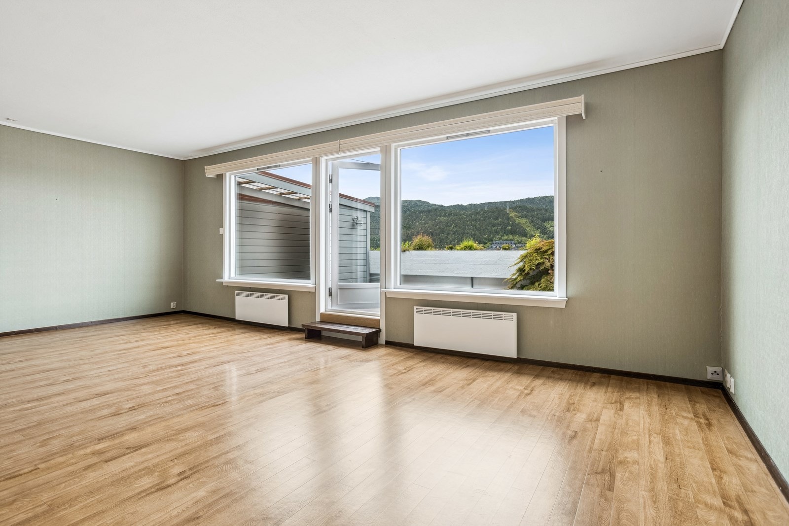 Stue med utgang til stor flott terrasse. Galleribilde