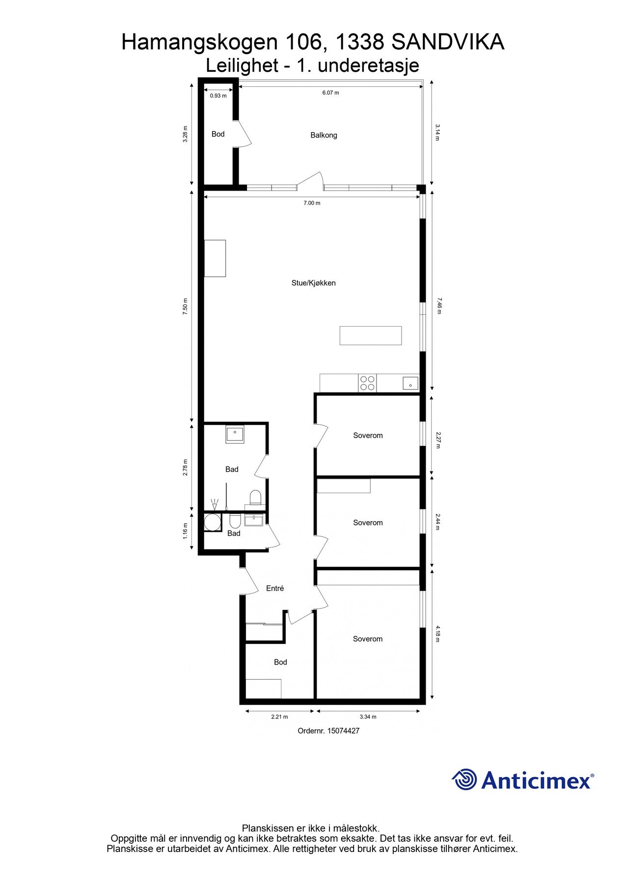 Plantegning Galleribilde