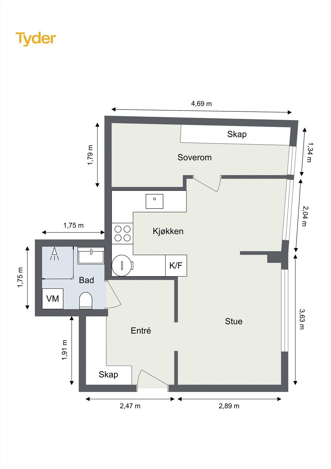 Plantegning. Galleribilde