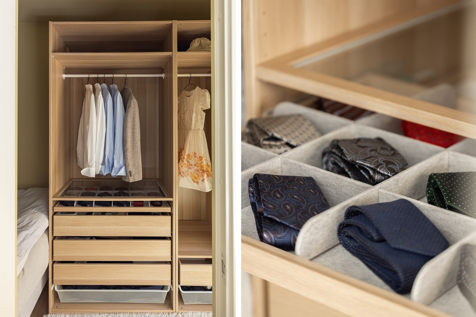 Det ble satt inn ny garderobeløsning i 2023. Galleribilde