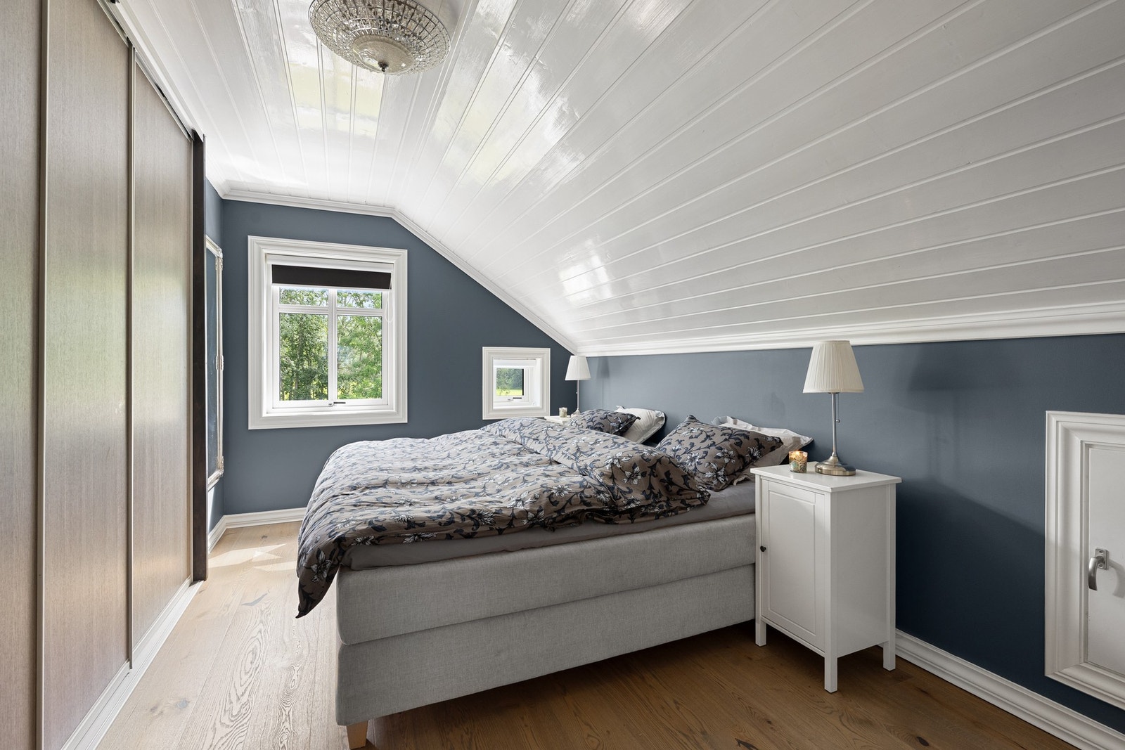 Øvrige soverom er også romslige og fleksible, godt egnet til barnerom, gjesterom eller hjemmekontor. Galleribilde