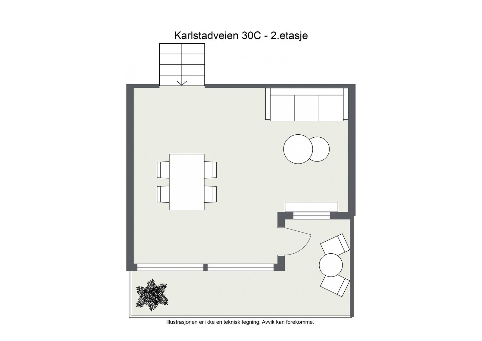 Plantegning Galleribilde