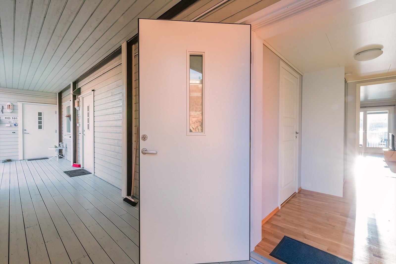 Overbygget inngangsparti Galleribilde