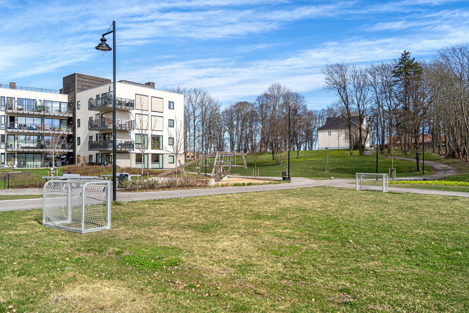 Fotballbane på området Galleribilde