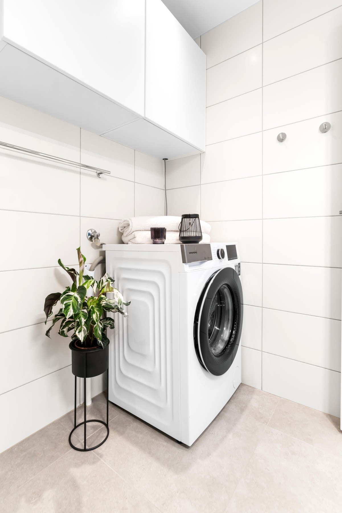 Opplegg for vaskemaskin. Galleribilde