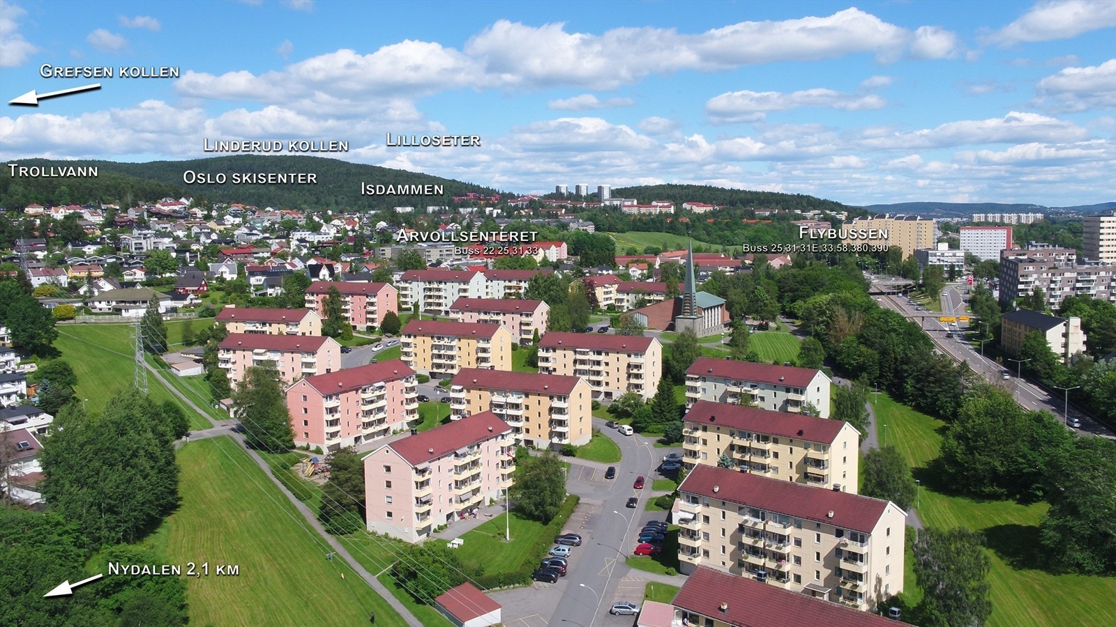 Boligen er en del av Tonsenjordet borettslaget, som utgjør et av de mest populære borettslagene i området. Galleribilde