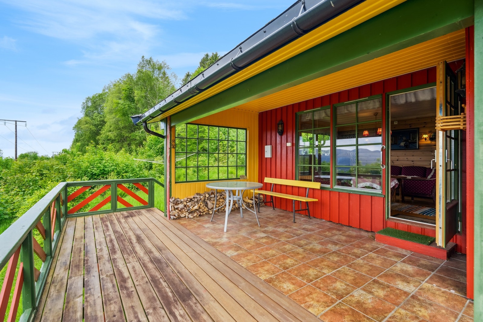 Her kan man nyte utsikten uansett vær Galleribilde