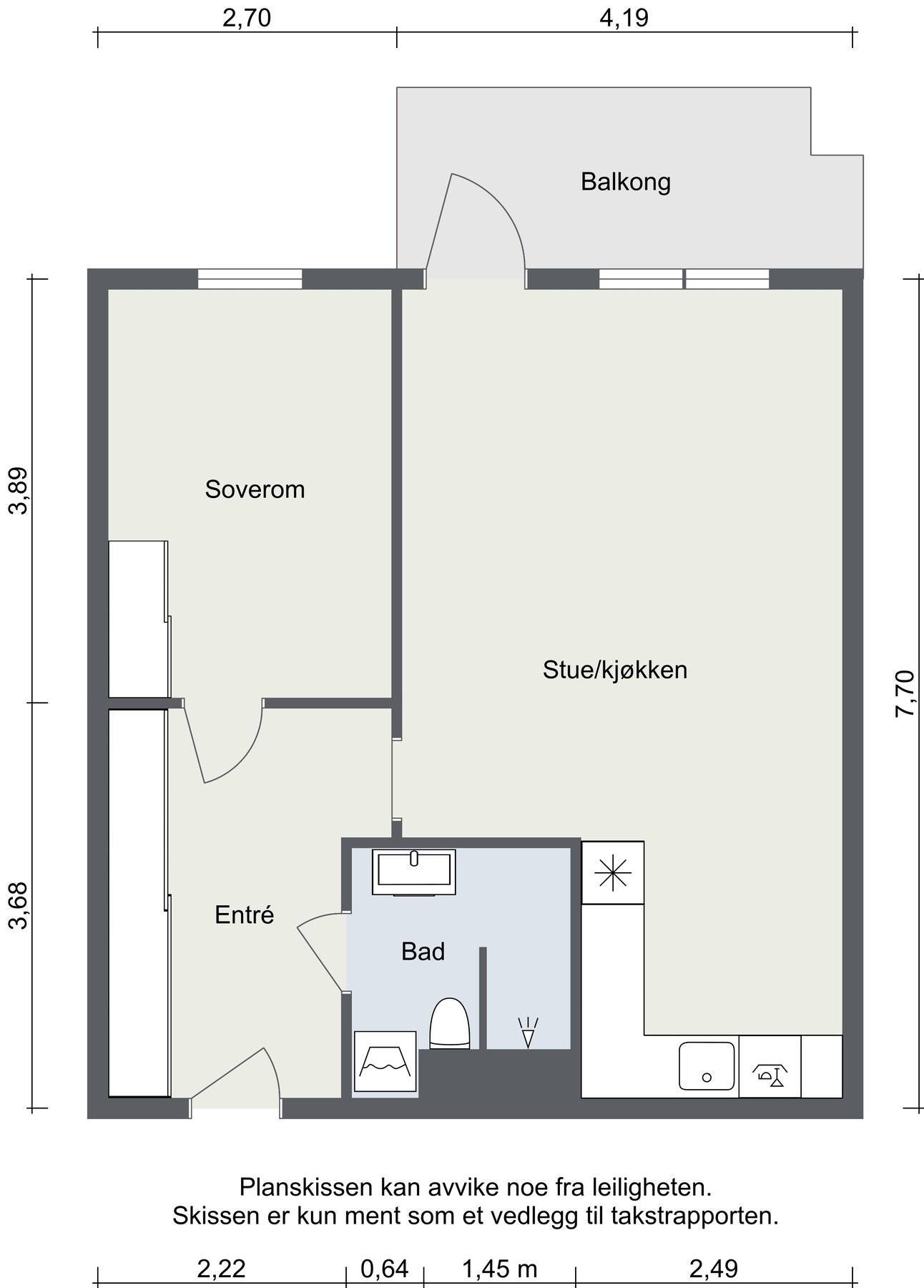 Plantegning. Galleribilde