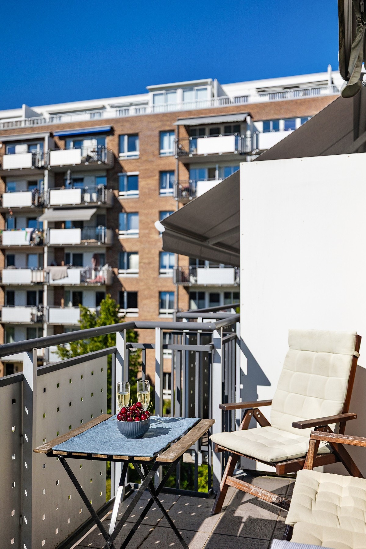 Balkongen har en usjenert beliggenhet. Galleribilde