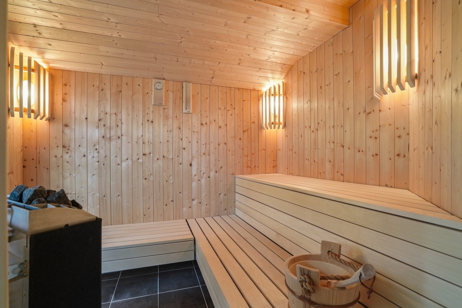 Badet har også en deilig badstue. Galleribilde