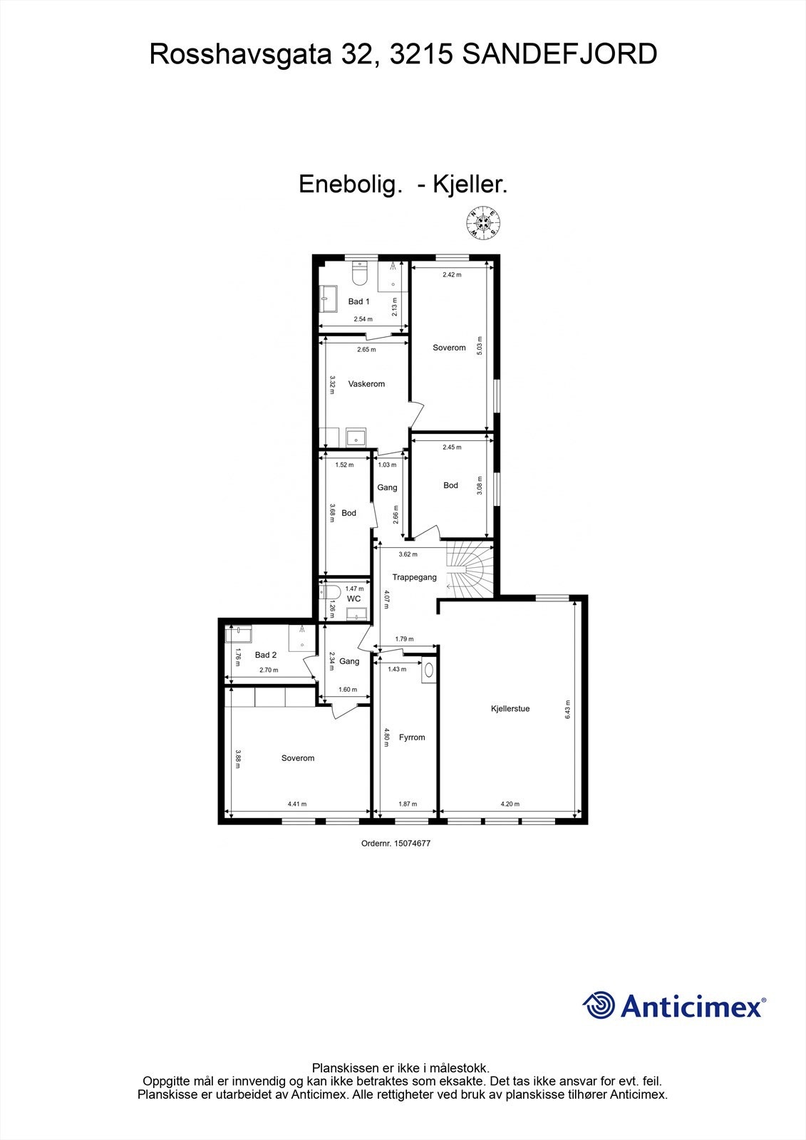 Plantegning - Kjeller Galleribilde
