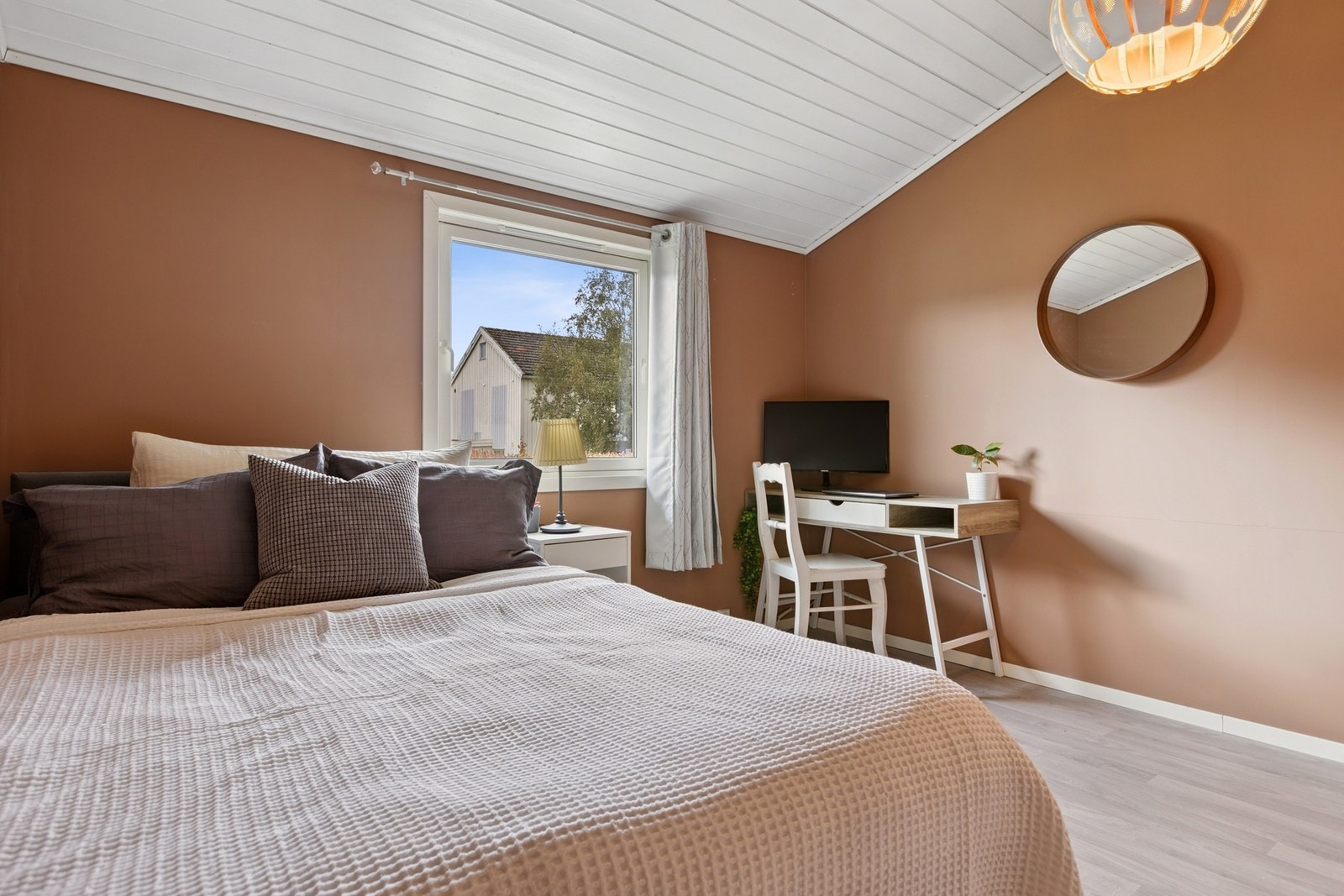 De moderne fargene gjør det enkelt å sette sitt eget preg på rommene gjennom dekor og møblement, Galleribilde