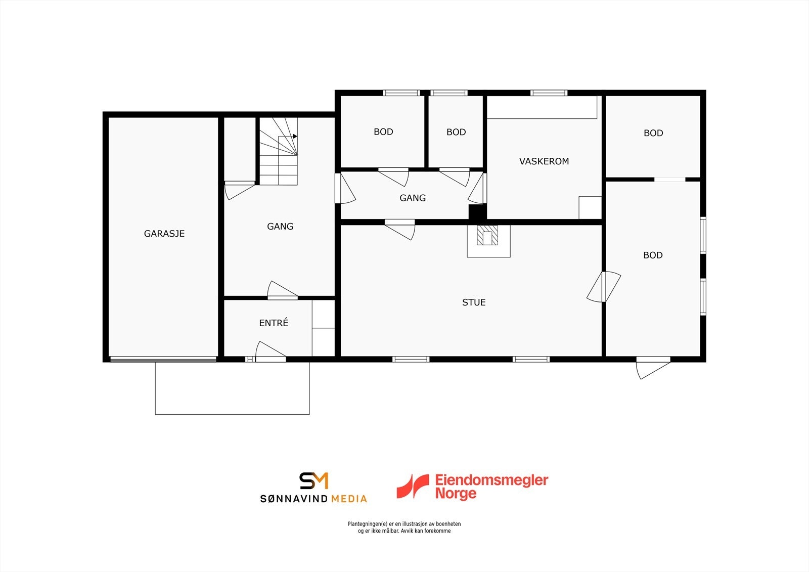 Plantegning 2. etasje Galleribilde