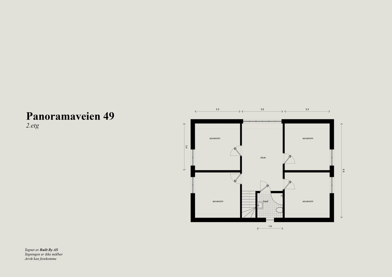 Plantegning 2. etg Galleribilde