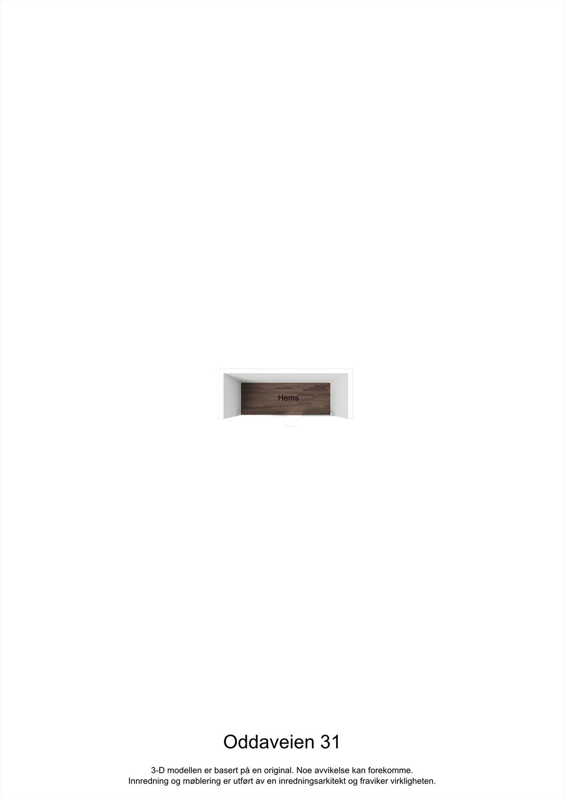 3D planillustrasjon over hems uthus. Galleribilde