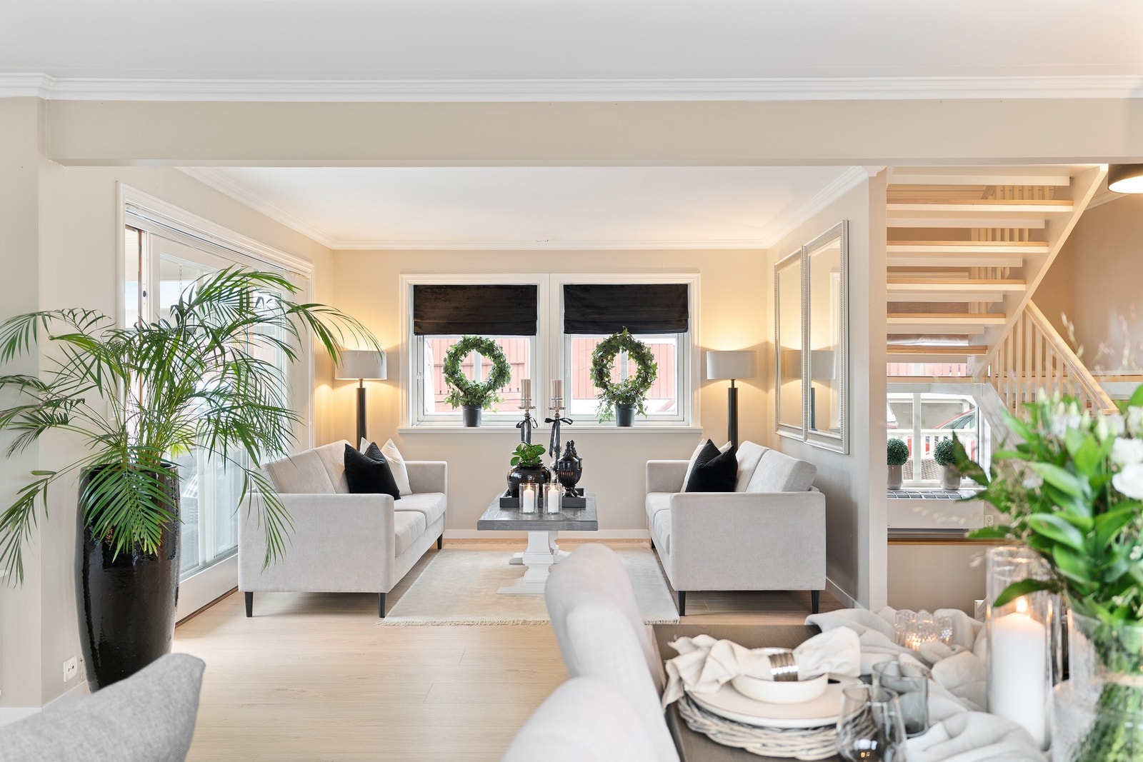 Velkommen inn til en varm og flott stue Galleribilde