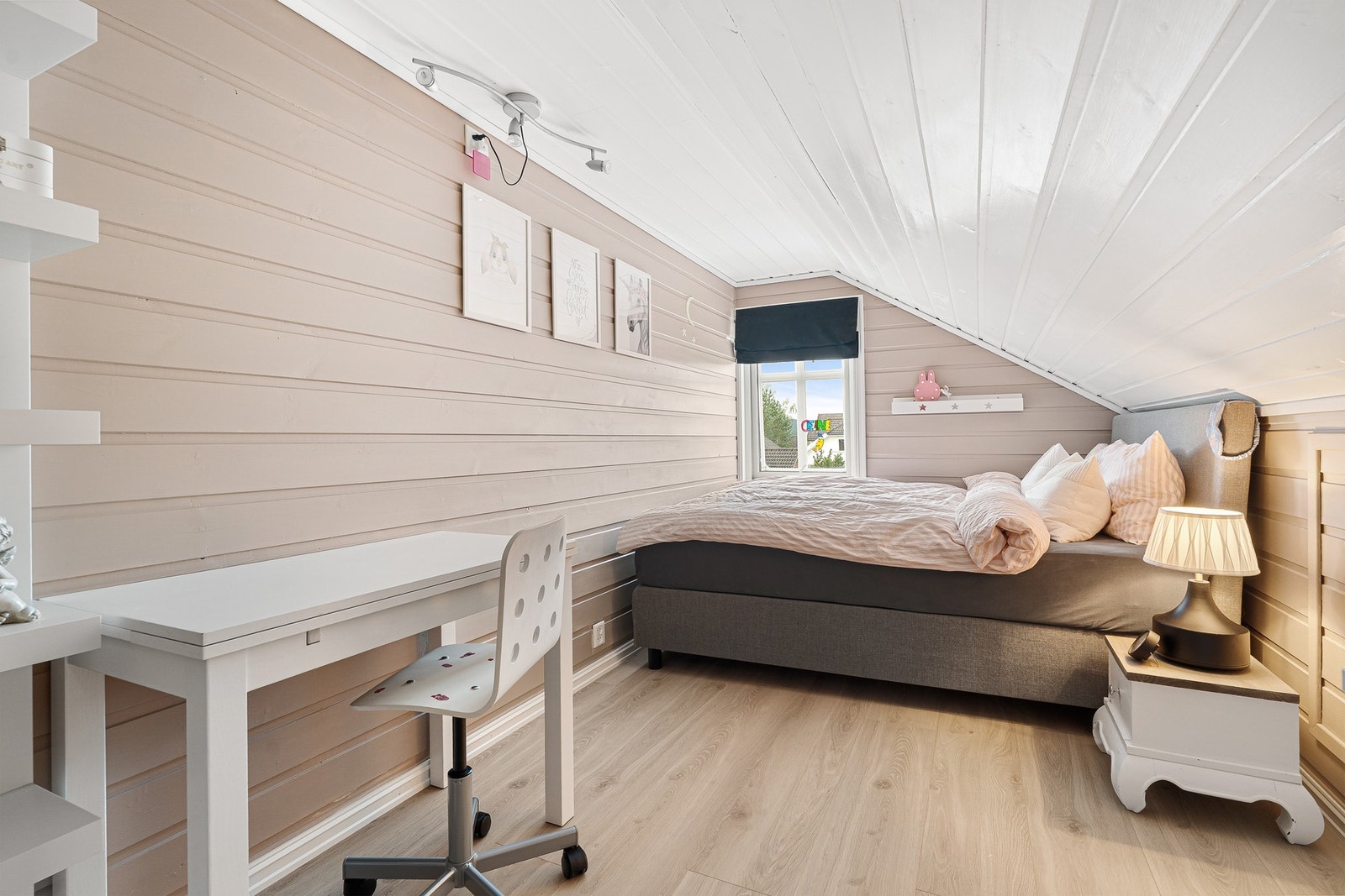 Soverom loft Galleribilde