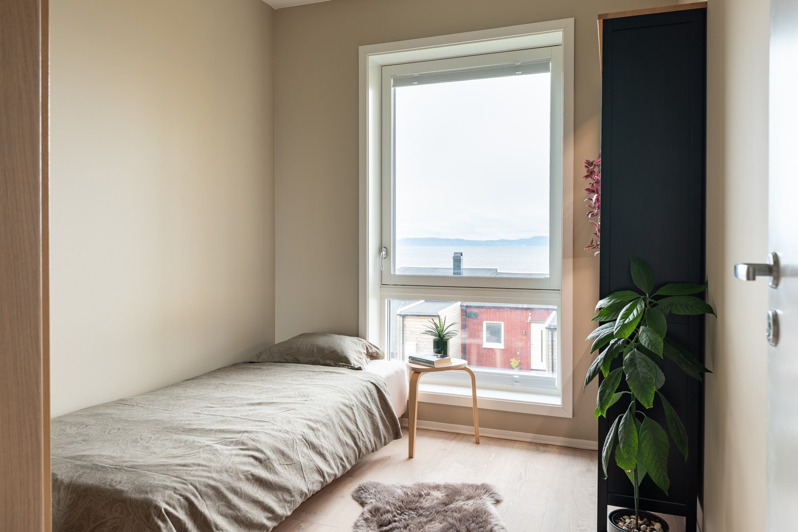 Det andre soverommet måler 7,5 kvadratmeter. Galleribilde