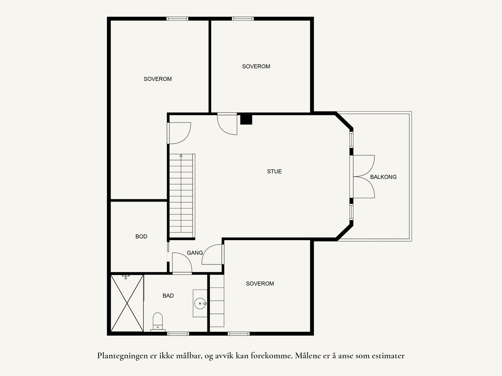 Planløsningen 2.etg. Galleribilde