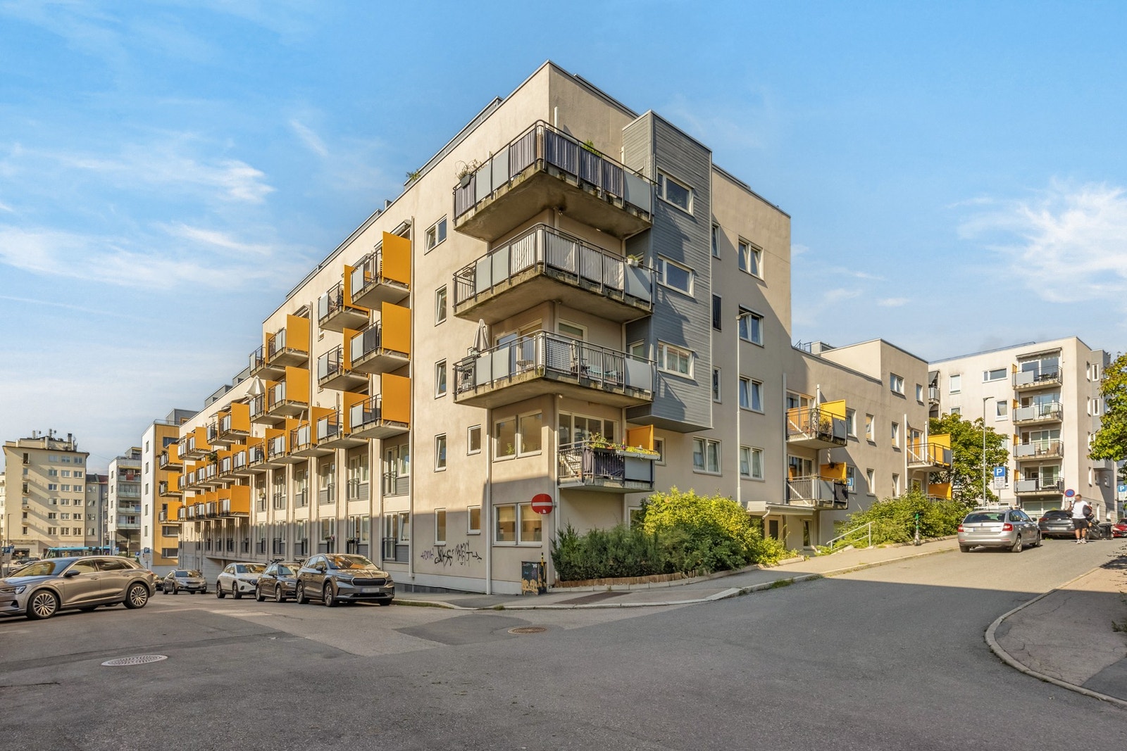 Fasade sett fra gateplan. Galleribilde