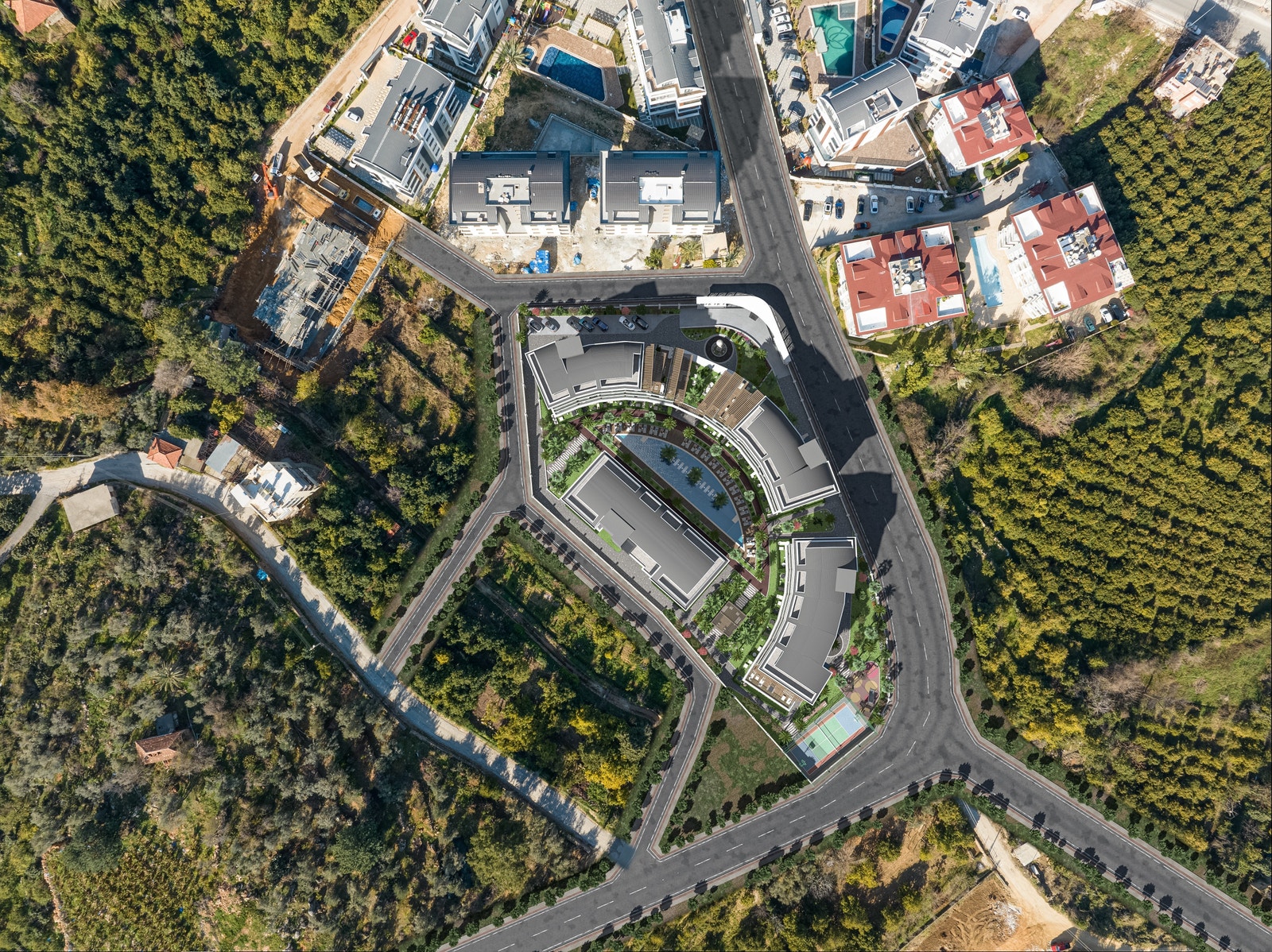 Stor tomt i Oba Galleribilde