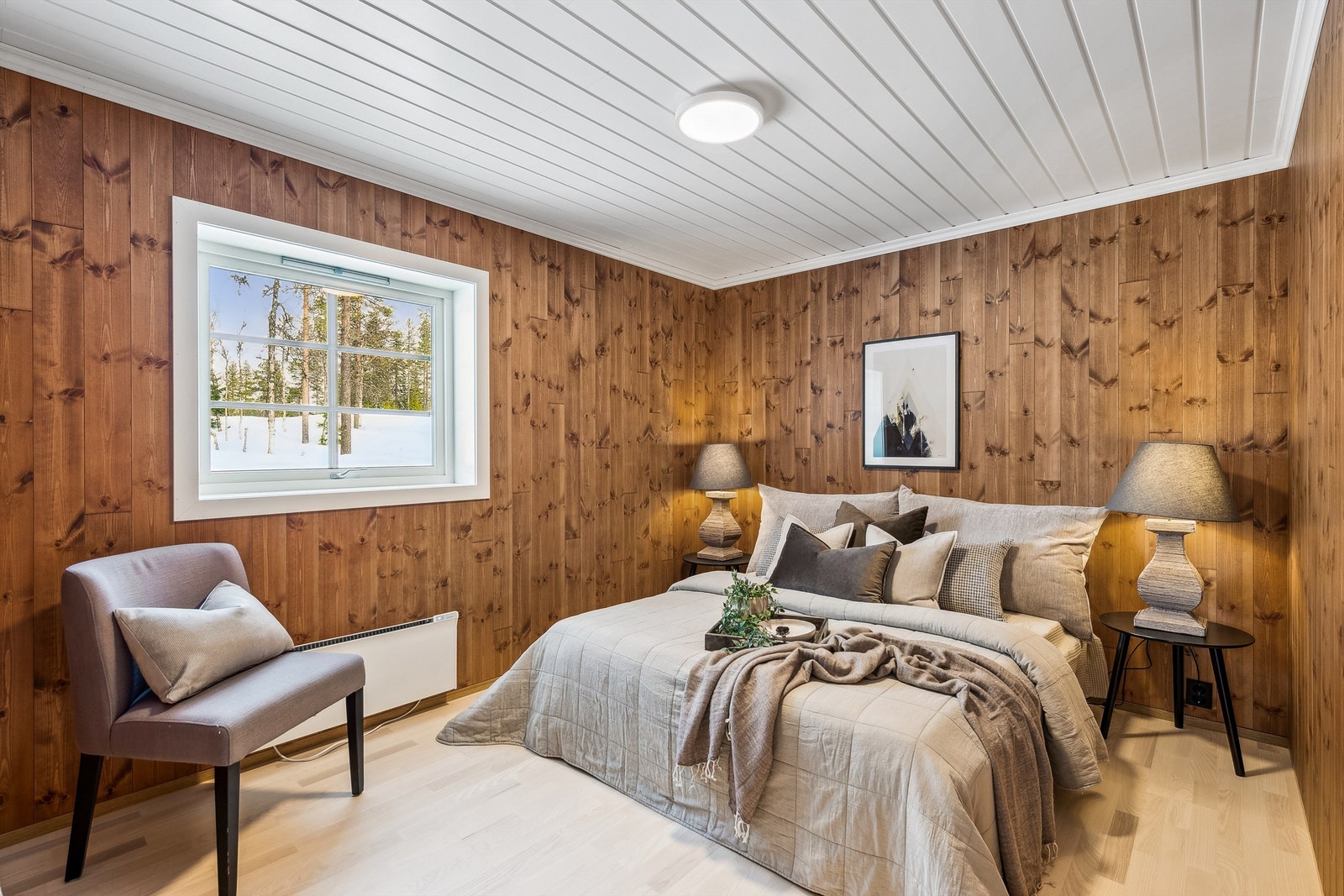 Hytta har 3 soverom Galleribilde