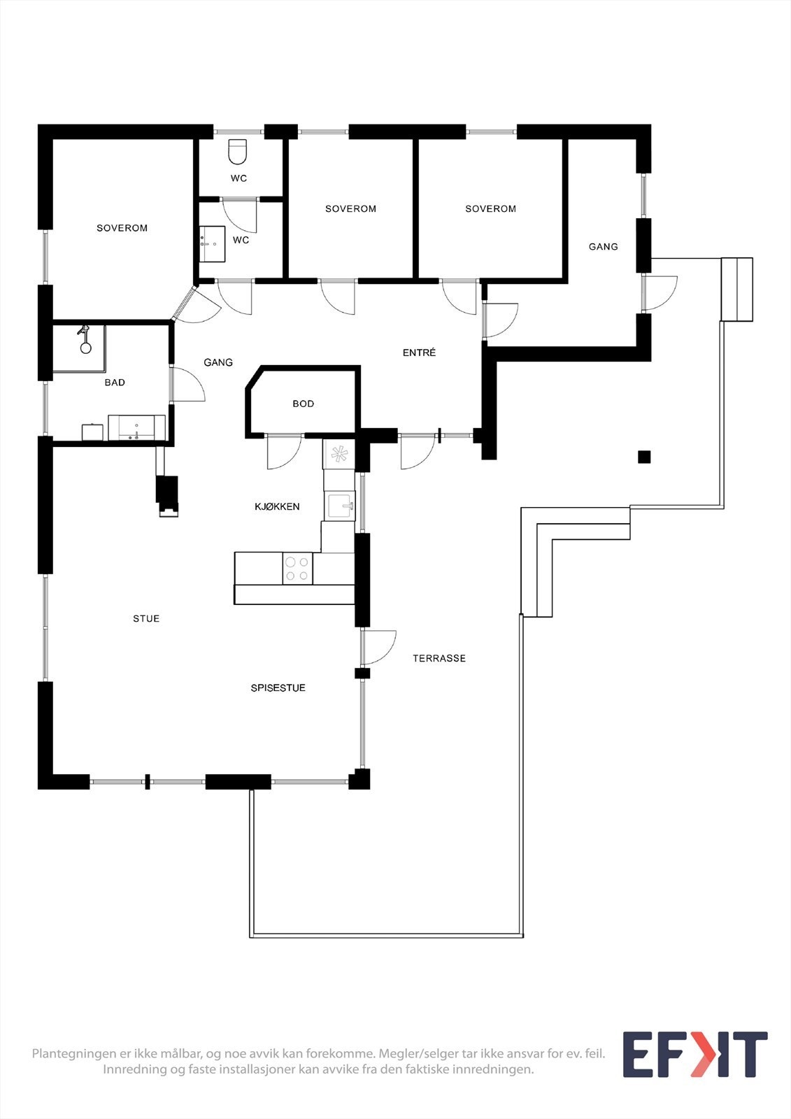 Plantegning Galleribilde