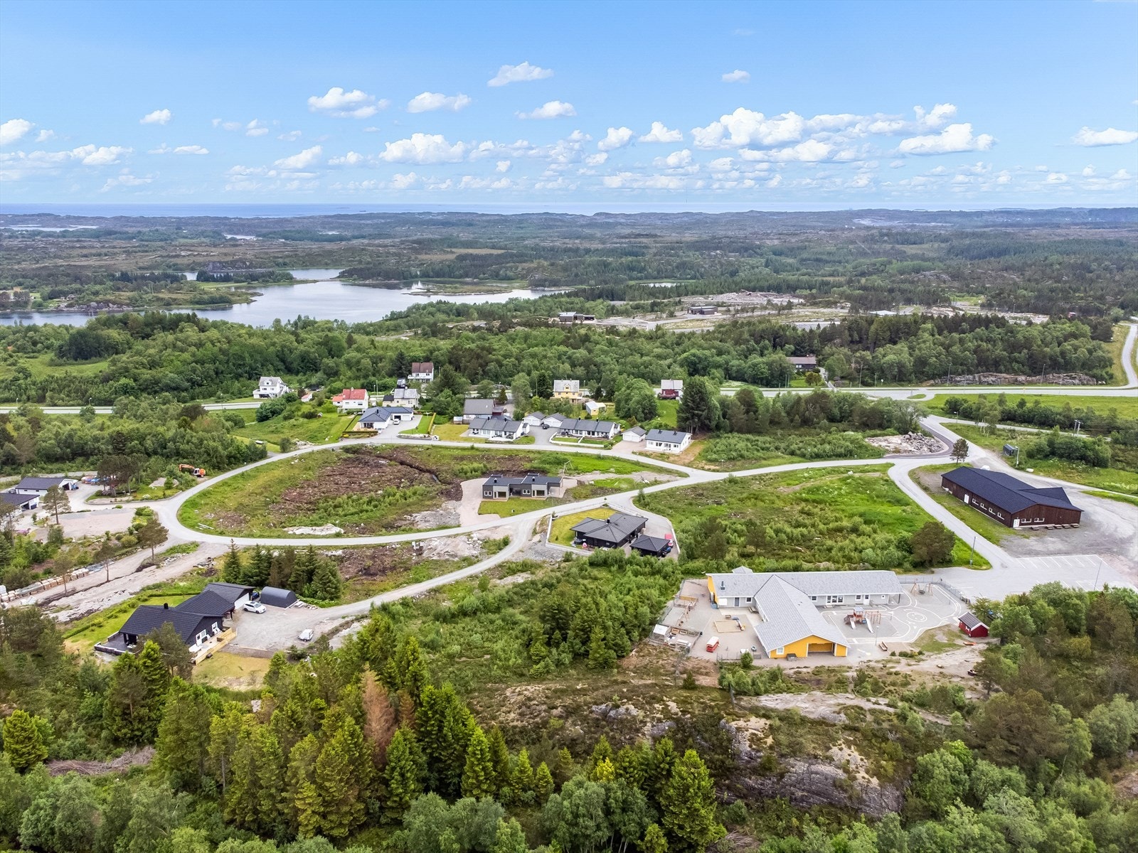 Dronefoto Galleribilde