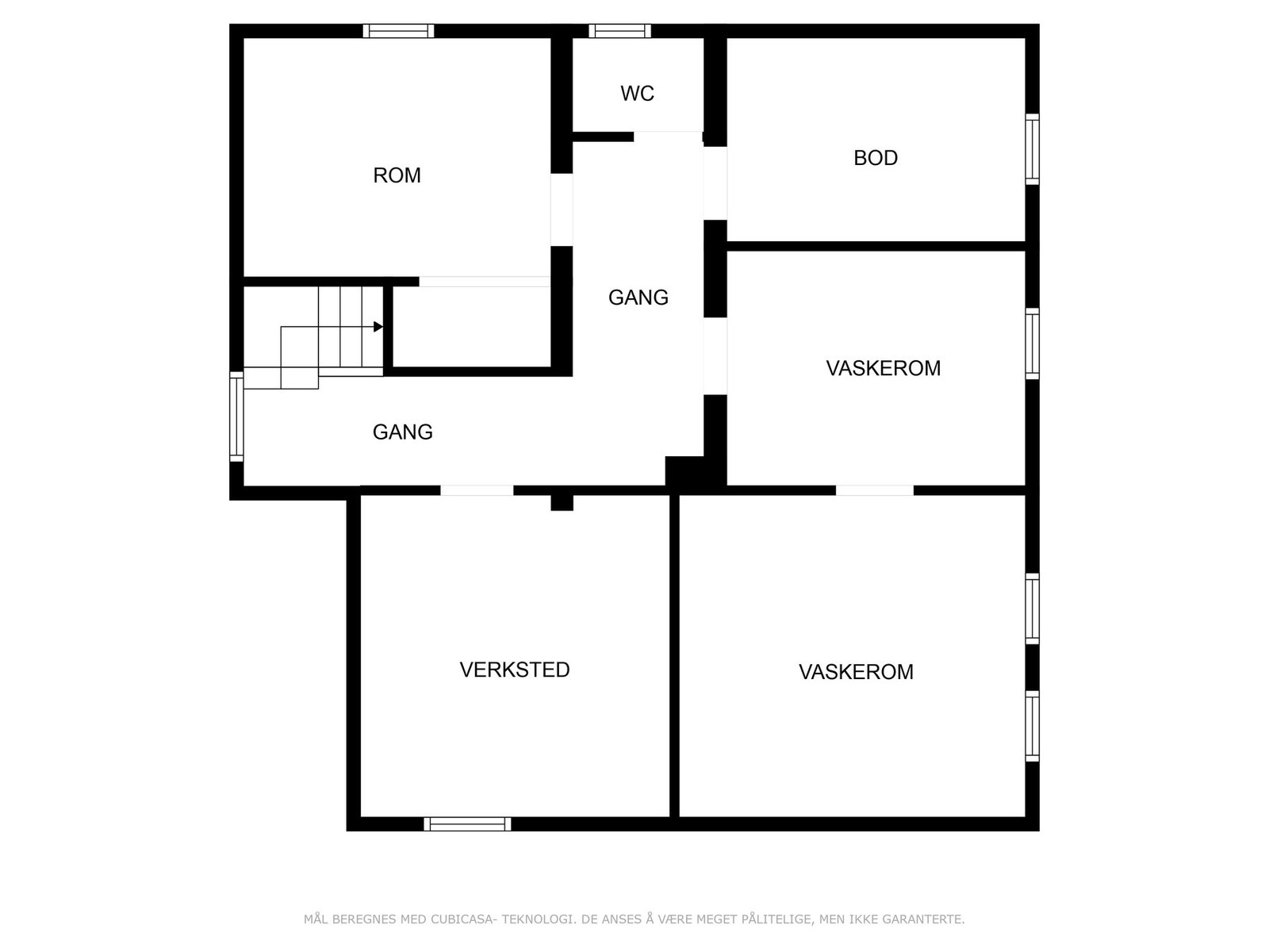 Plantegning 1.etasje Galleribilde