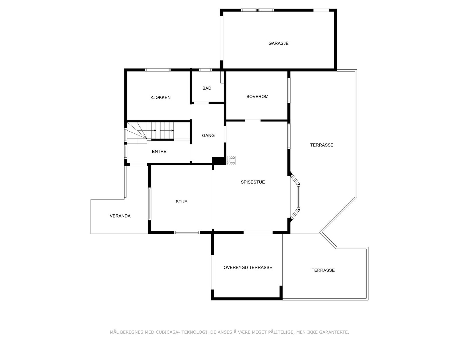 Plantegning 2.etasje Galleribilde