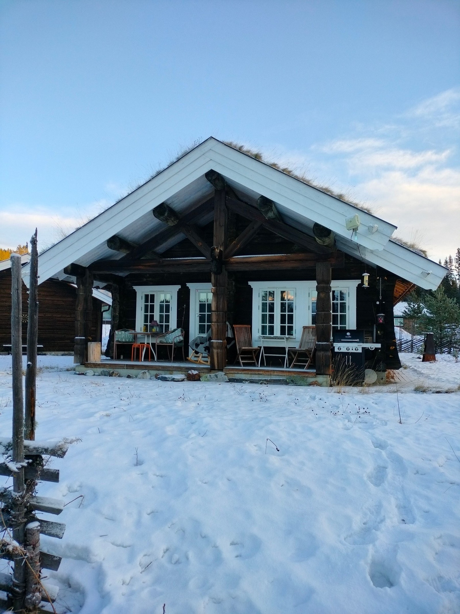 Terrasse, mot vest Galleribilde