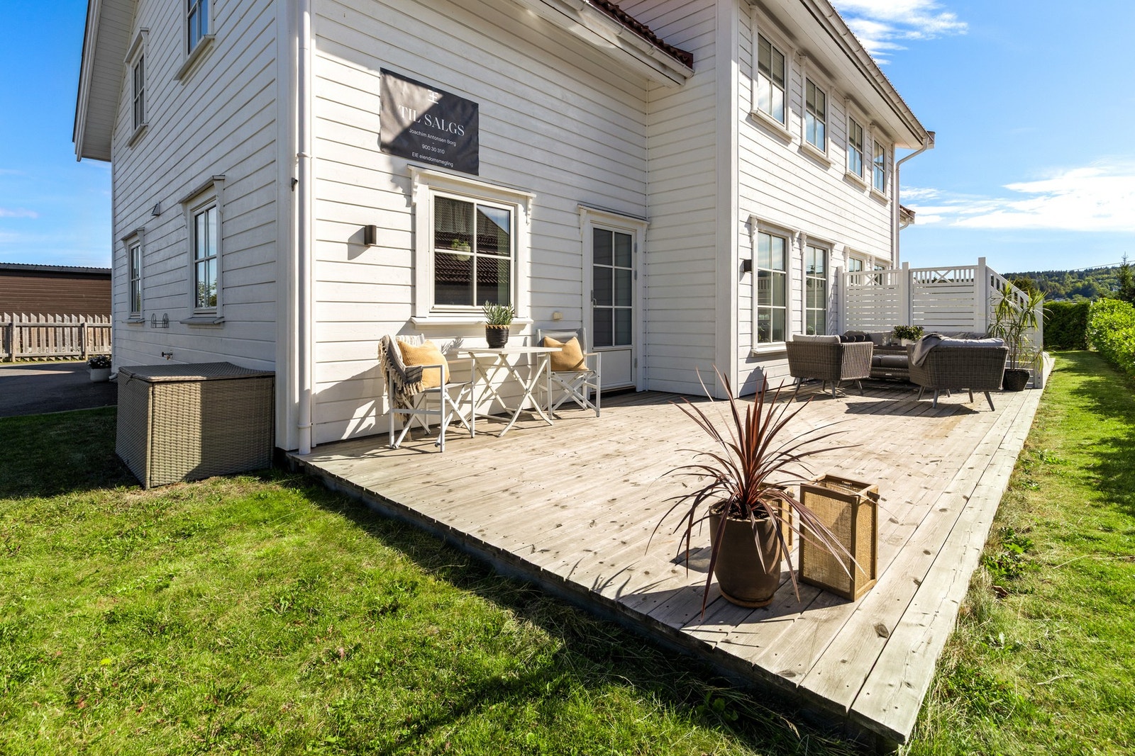 Sydvendt terrasse på ca. 28 kvm Galleribilde