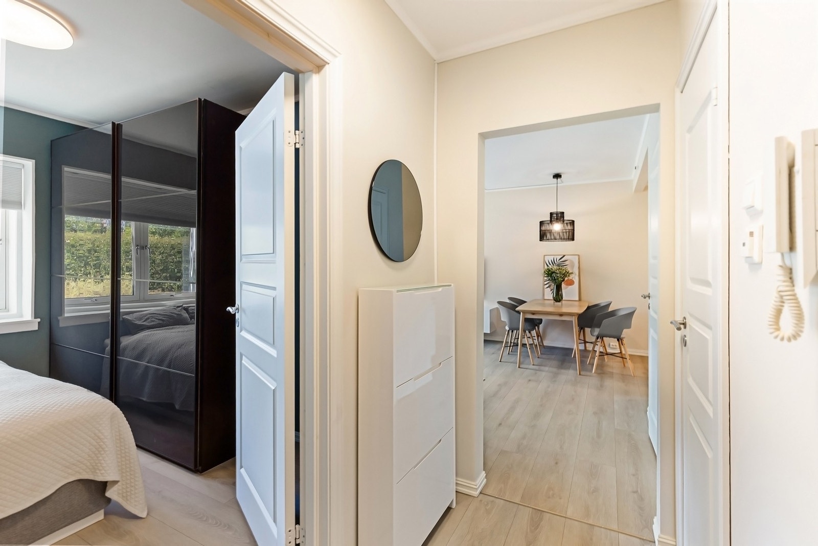 Leiligheten har en effektiv planløsning. Galleribilde