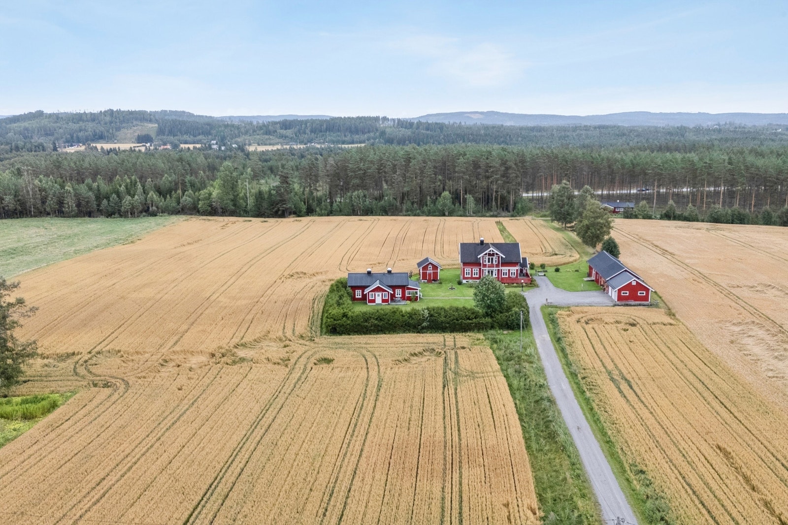 Solrik og fredelig beliggenhet mellom Skotterud og Magnor. Den dyrkede jorda er plassert rundt boligtunet. Skogen ligger på en egen teig. Galleribilde