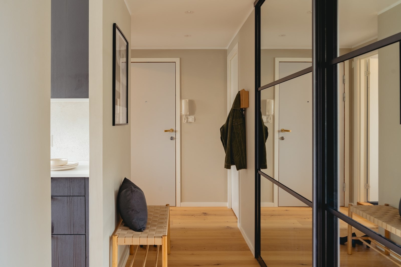 Pene farge- og materialvalg gir et godt førsteinntrykk Galleribilde