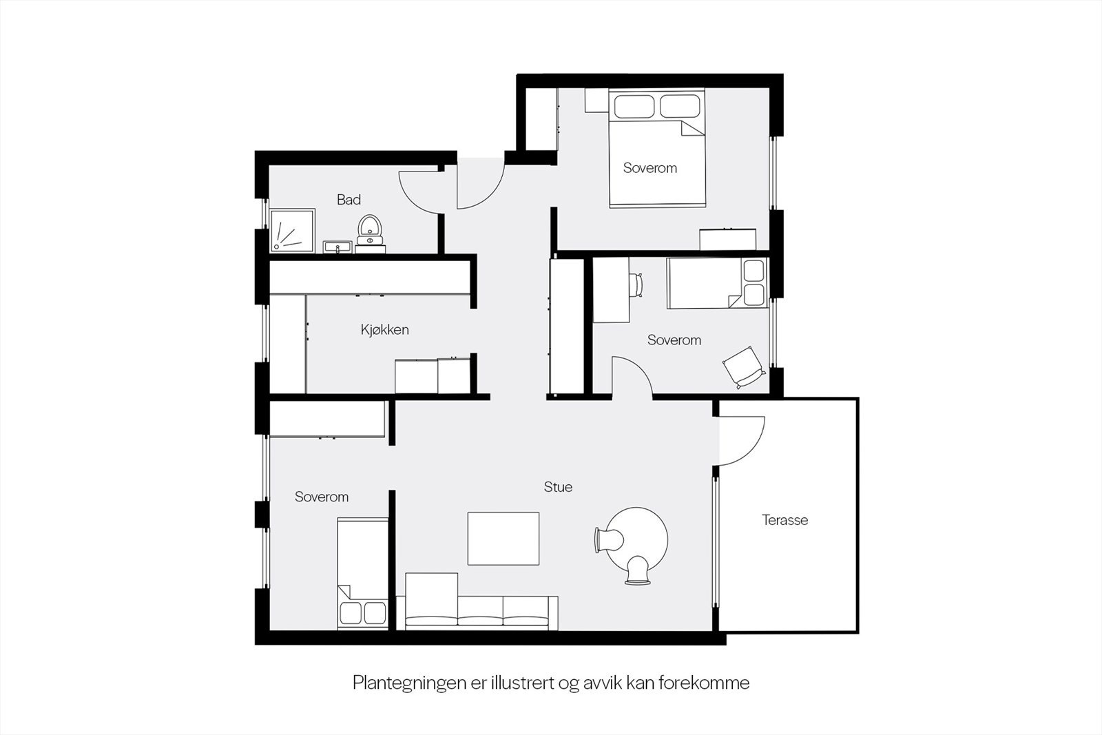 Plantegning Galleribilde