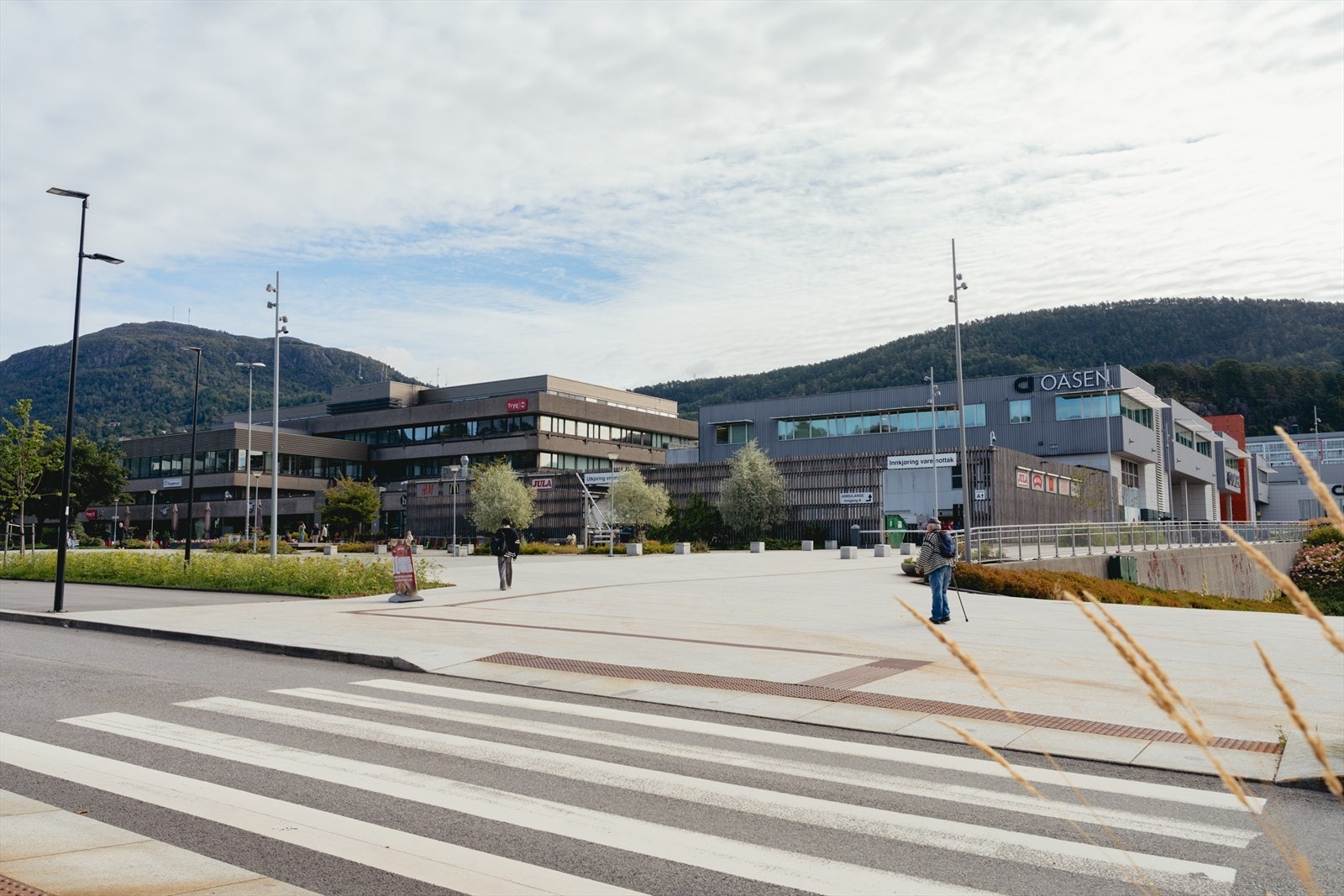 Det er gangavstand til Oasen kjøpesenter Galleribilde