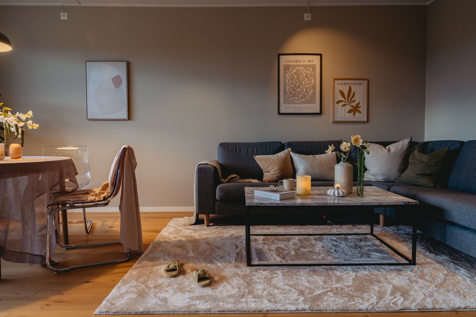 Felleskostnadene inkluderer bl.a. sentralvarme/varmtvann, TV/internett og kommunale avgifter Galleribilde