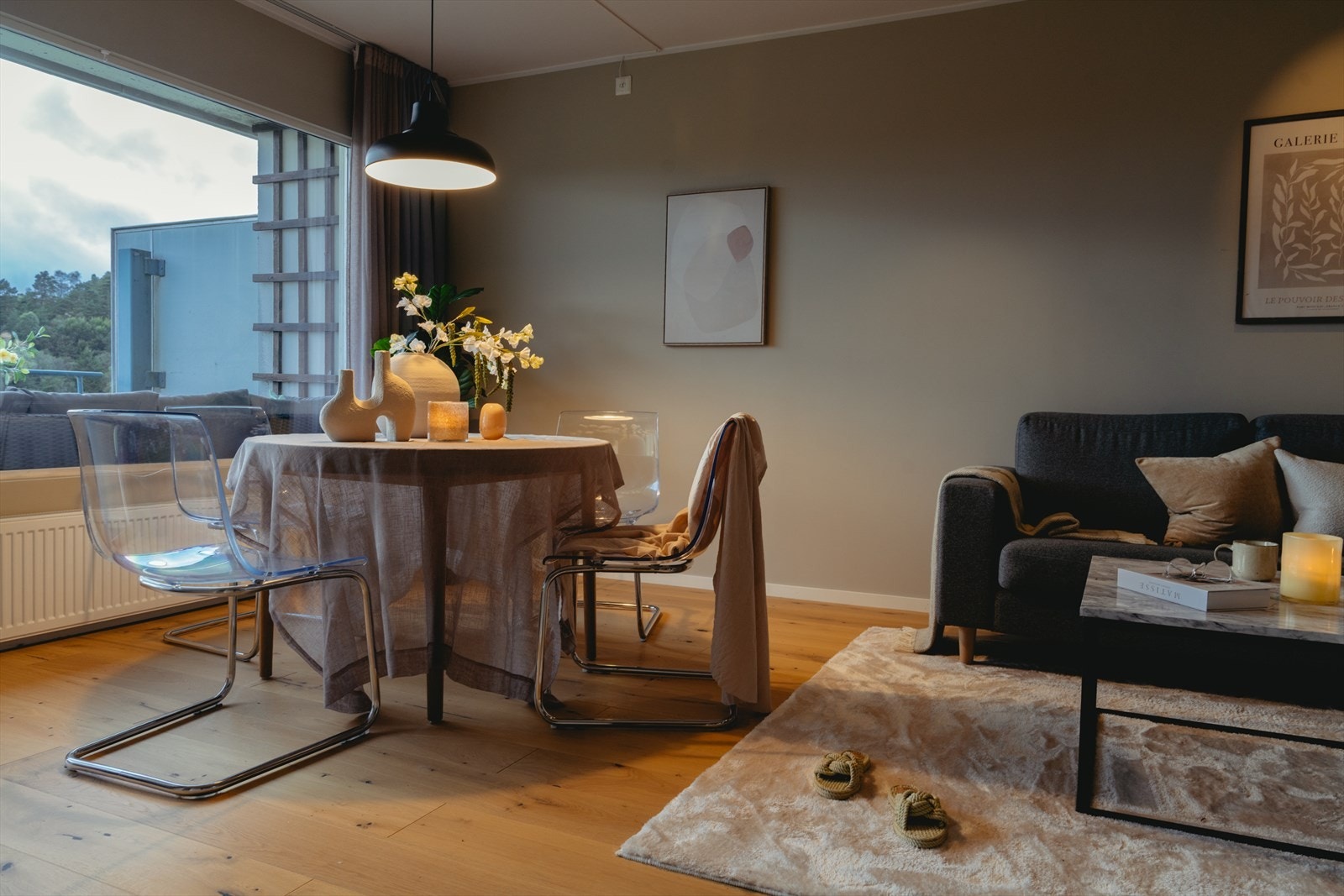 Planløsningen gjør at du har mange ulike innredningsmuligheter Galleribilde