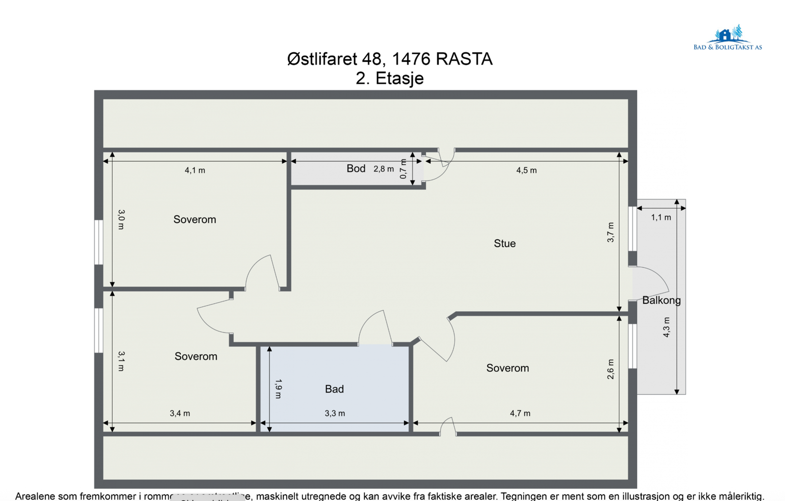 Igjen starter vi med et overblikk over plantegningen til boligens hovedetasje slik at du får orientert deg litt. Galleribilde